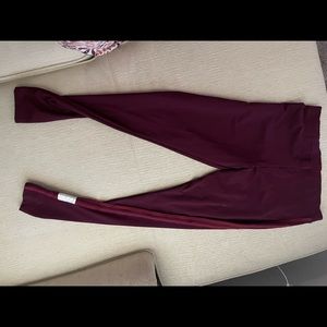 COPY - Maroon Adidas leggings